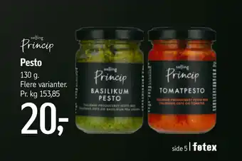 Føtex Pesto tilbud