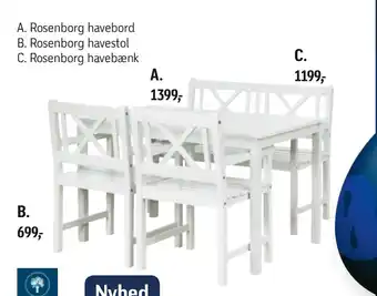 Føtex Rosenborg havestol tilbud