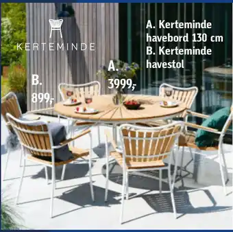 Føtex Kerteminde havebord 130 cm tilbud