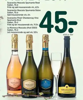 REMA 1000 Italiensk Mousserende Vin tilbud