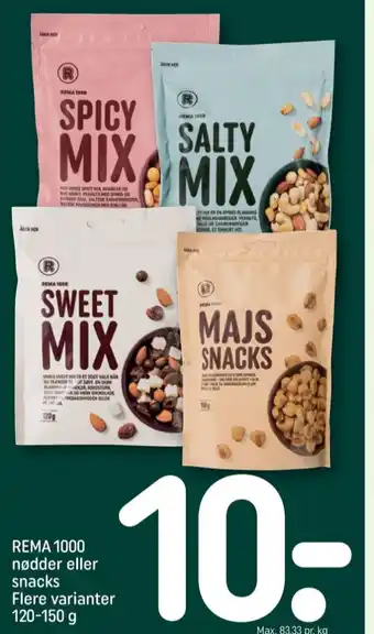 REMA 1000 Majs Snacks tilbud