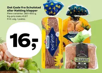 SuperBrugsen Sandwich Klapper Havre tilbud