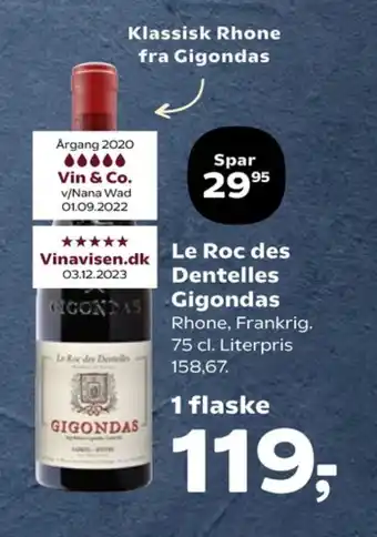 SuperBrugsen Fransk Rødvin tilbud