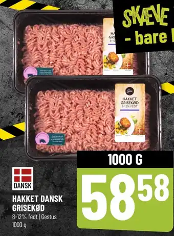 Løvbjerg Hakket grisekød 8-12% tilbud