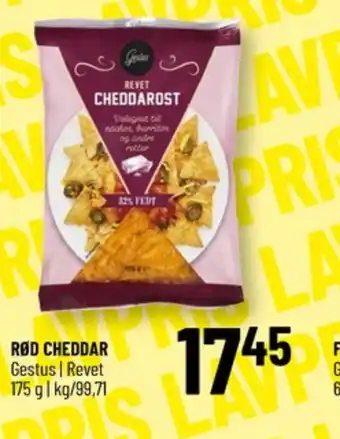 Løvbjerg Revet ost Cheddar tilbud
