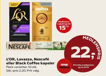 Kvickly Kaffekapsler tilbud