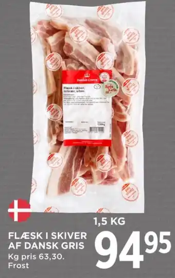 MENY Flæsk i skiver tilbud