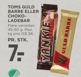 MENY Chokoladebar tilbud
