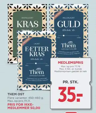 MENY Skæreost Kras Ekstralagret tilbud