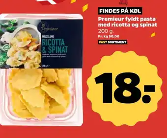 Netto Ricotta & Spinat Pasta tilbud