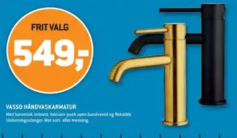XL-BYG Håndvaskarmatur tilbud