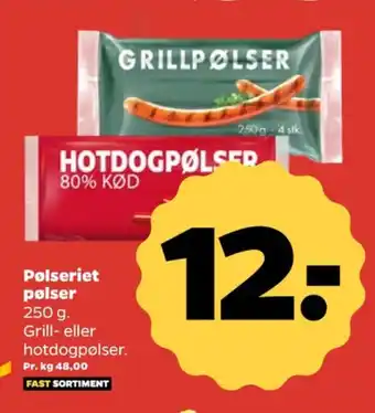 Netto Grillpølser tilbud