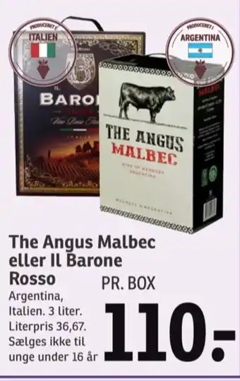 SPAR Italiensk Rødvin tilbud