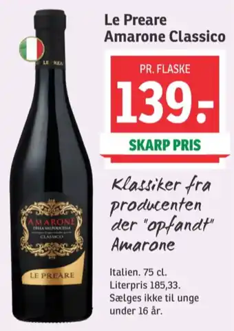 SPAR Italiensk Rødvin tilbud