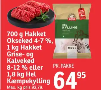 SPAR Hakket kalv og grisekød 8-12% tilbud