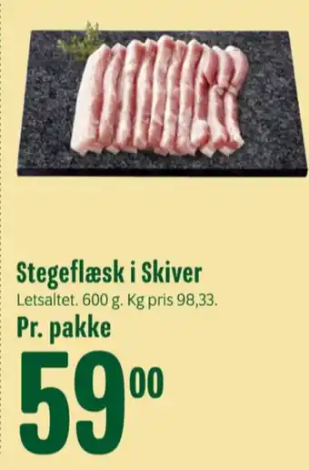 Min Købmand Flæsk i skiver tilbud