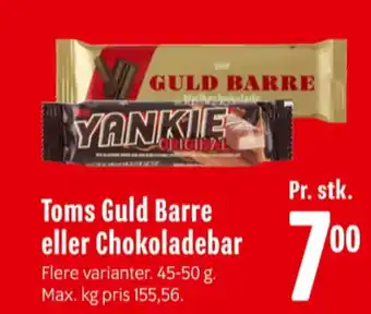 Min Købmand Chokoladebar Mælkechokolade tilbud