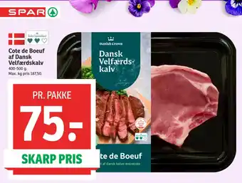 SPAR Cote de Boeuf af Dansk Velfærdskalv tilbud