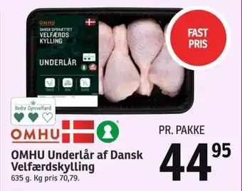 SPAR OMHU Underlår af Dansk Velfærdskylling tilbud