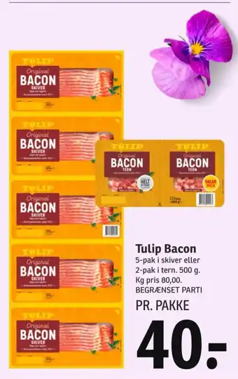 SPAR Tulip Bacon tilbud