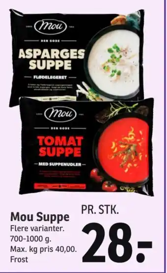 SPAR Mou Suppe tilbud