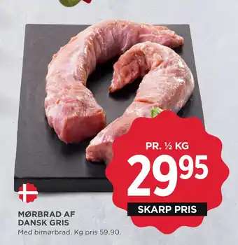 MENY MØRBRAD AF DANSK GRIS tilbud