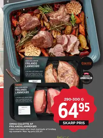 MENY OMHU CULOTTE AF FRILANDSLAMMEKØD tilbud
