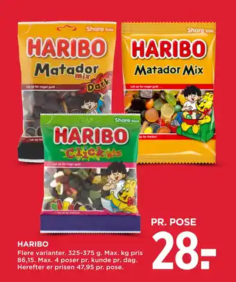 MENY HARIBO tilbud