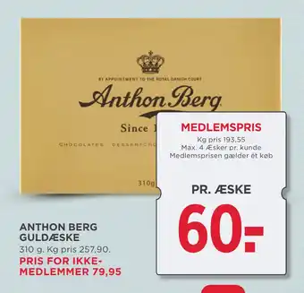 MENY ANTHON BERG GULDÆSKE tilbud