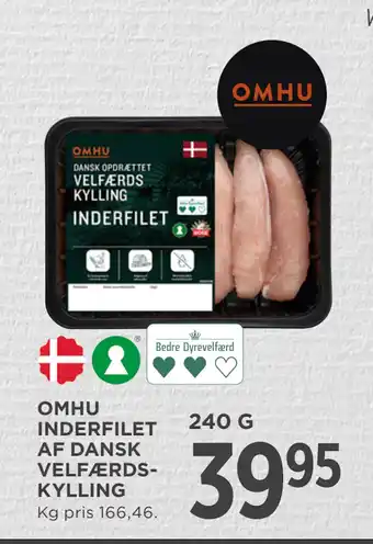 MENY OMHU INDERFILET AF DANSK VELFÆRDS KYLLING tilbud