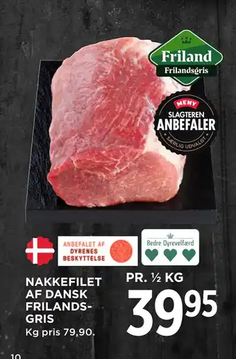 MENY NAKKEFILET AF DANSK FRILANDSGRIS tilbud