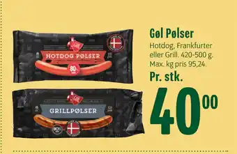 Min Købmand Gøl Pølser tilbud