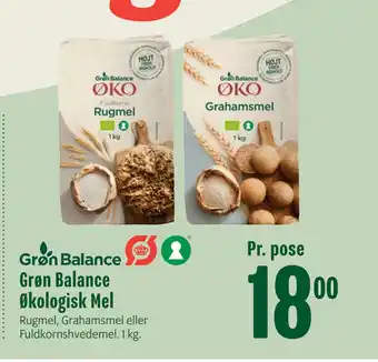 Min Købmand Grøn Balance Økologisk Mel tilbud