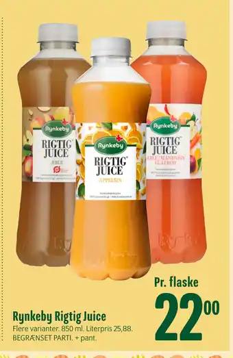 Min Købmand Rynkeby Rigtig Juice tilbud