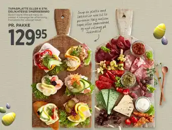 TAPASPLATTE ELLER 6 STK. DELIKATESSE SMØRREBRØD