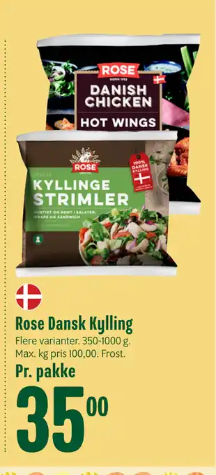 Min Købmand Rose Dansk Kylling tilbud