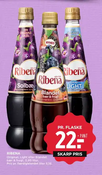 MENY RIBENA tilbud