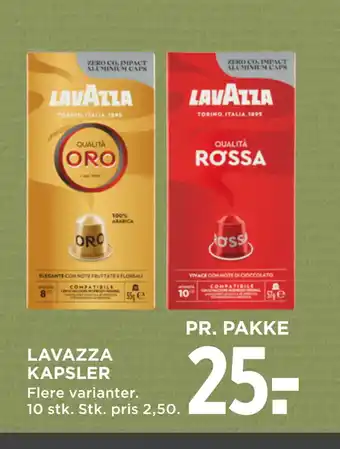 MENY LAVAZZA KAPSLER tilbud