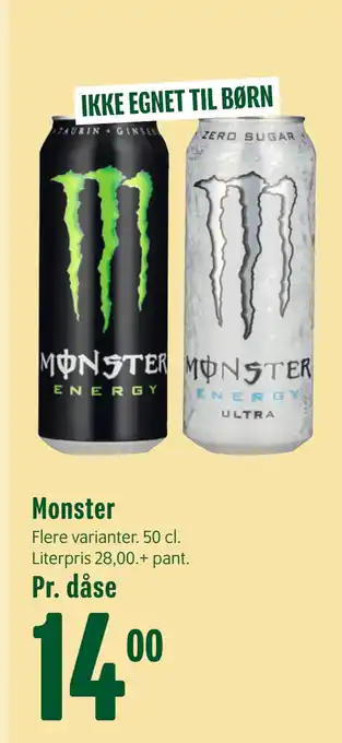 Min Købmand Monster tilbud