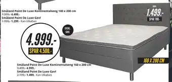 My Home Småland Point De Luxe Kontinentalseng 160 x 200 cm tilbud