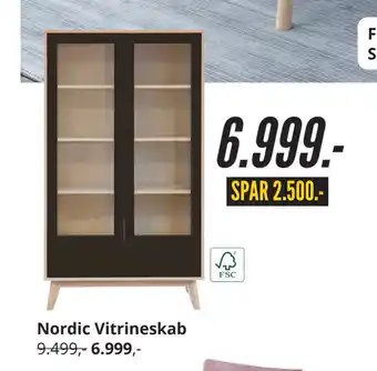 My Home Nordic Vitrineskab tilbud