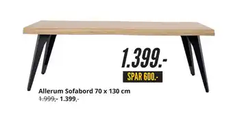 My Home Allerum Sofabord 70 x 130 cm tilbud