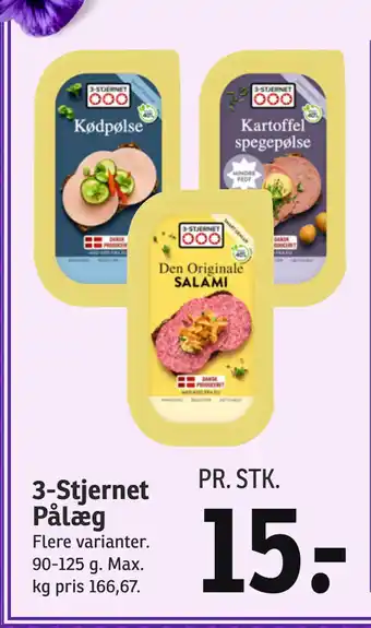 SPAR 3-Stjernet Pålæg tilbud