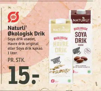 SPAR Naturli’ Økologisk Drik tilbud