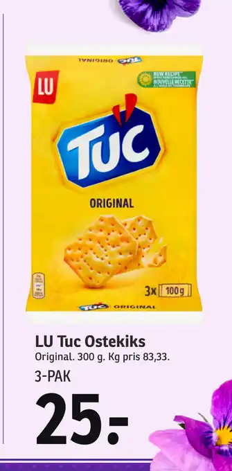 SPAR LU Tuc Ostekiks tilbud