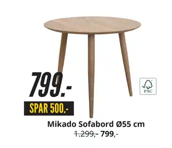 My Home Mikado Sofabord Ø55 cm tilbud