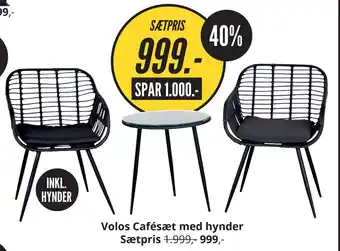 Volos Cafésæt med hynder Sætpris