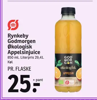 SPAR Rynkeby Godmorgen Økologisk Appelsinjuice tilbud