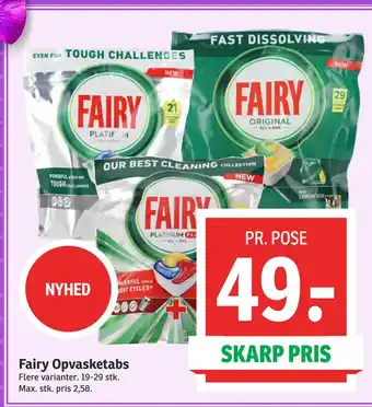 Fairy Opvasketabs