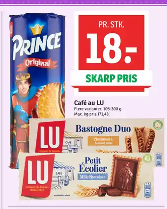 SPAR Café au LU tilbud